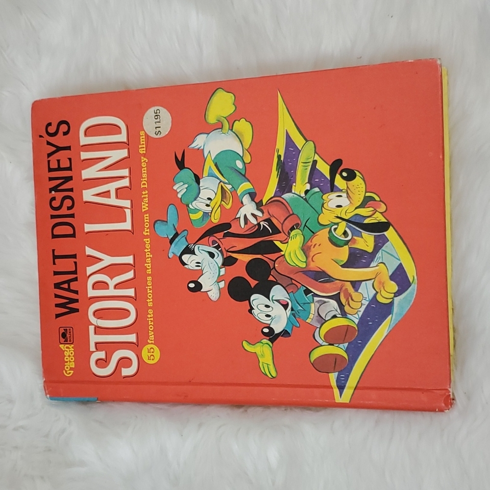 Vintage Golden Book 1962 Walt Disney Story Land hard cover